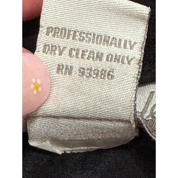 August Max Women Ppus Size Black Pencil Skirt Lined Button Zip Closure Sz 18w - Picture 10 of 12